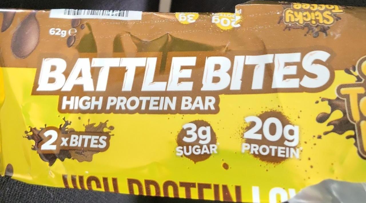 Fotografie - High protein bar Sticky Toffee Pudding Battle Bites
