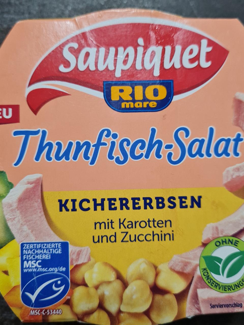 Fotografie - Saupiquet Thunfisch-Salat Kichererbsen Rio mare