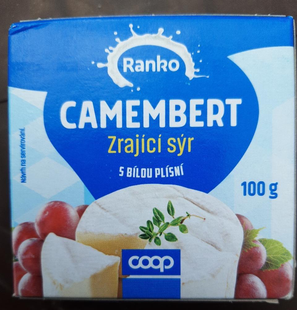 Fotografie - Camembert zrající sýr s bílou plísní na povrchu Ranko