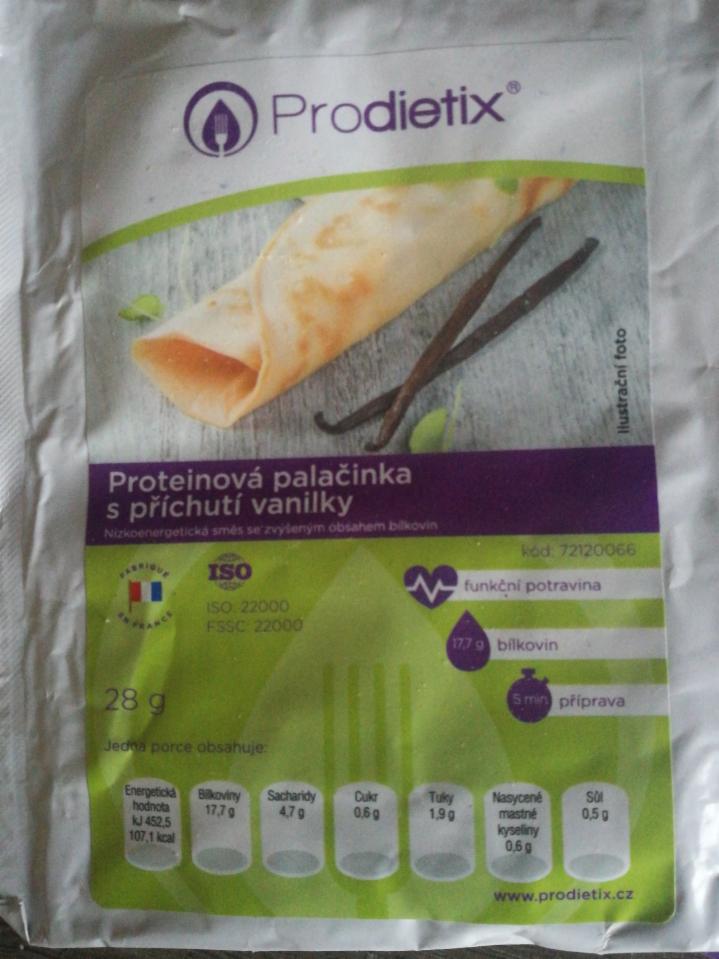 Fotografie - proteinová palačinka s příchutí vanilky - Prodietix