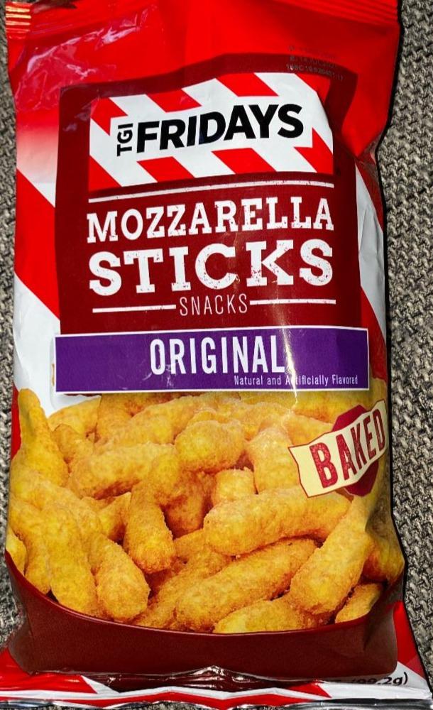 Fotografie - TGI Fridays Mozzarella Sticks Baked Snacks