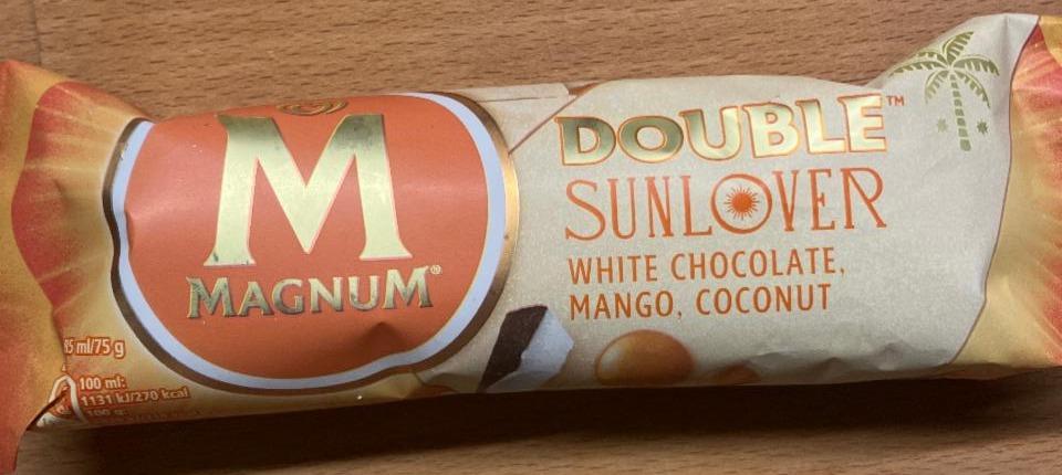Fotografie - Double Sunlover White Chocolate, Mango, Coconut Magnum