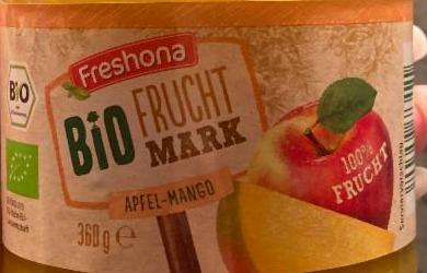 Fotografie - Bio fruchtmark apfel-mango Freshona