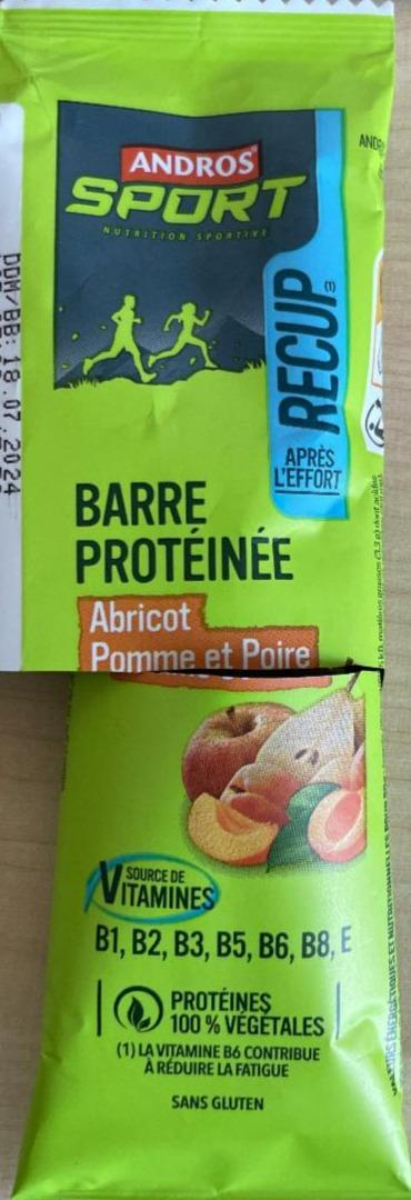 Fotografie - Barre Proteinee Abricot Pomme et Poire Andros