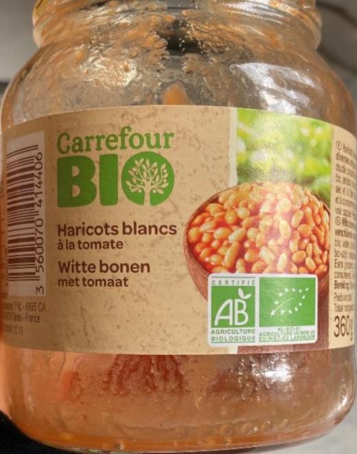 Fotografie - Haricots blancs à la tomate Carrefour Bio