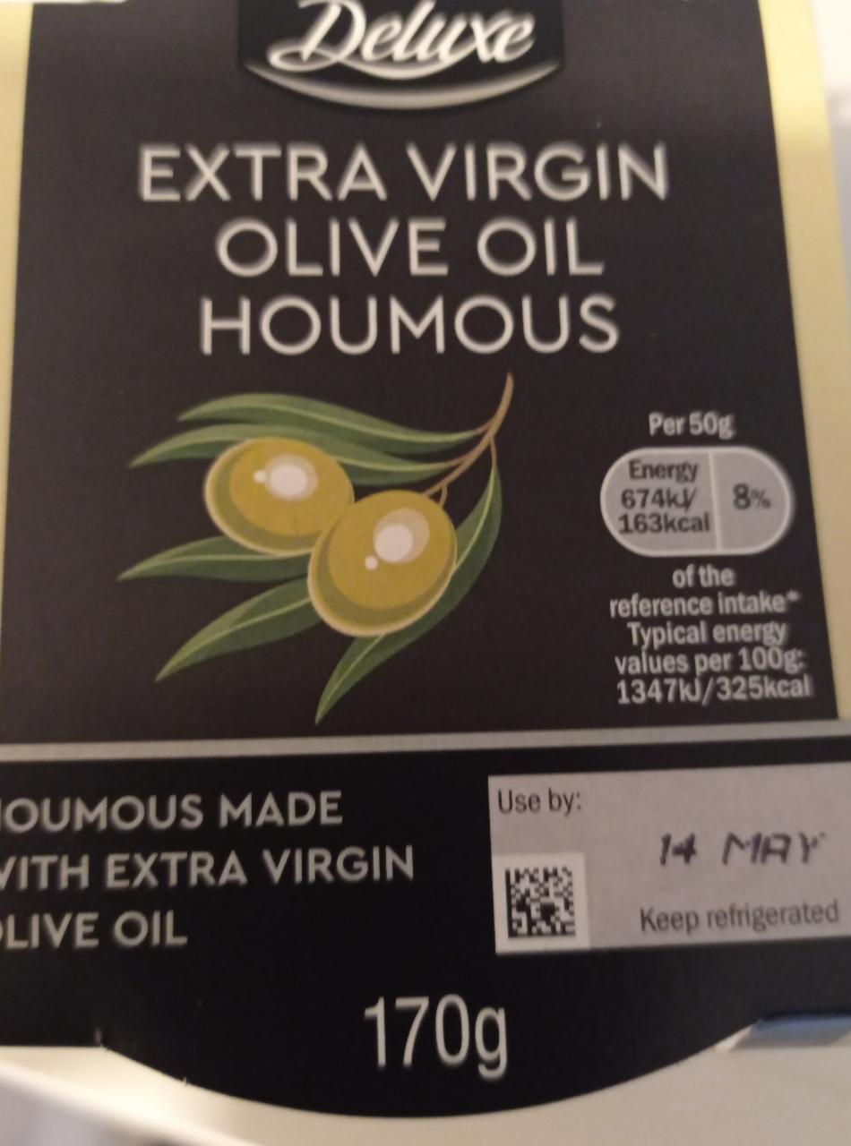 Fotografie - exstra Virginie olive oil Houmous Deluxe