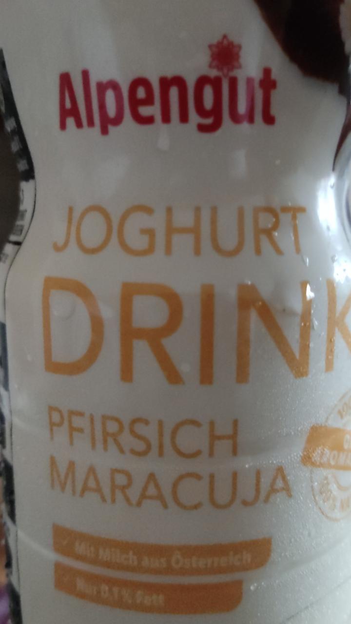 Fotografie - Jogurt Drink Pfirsich Maracuja Alpengut