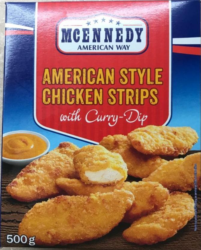 Fotografie - American Style Chicken Strips with Curry Dip McEnnedy American Way