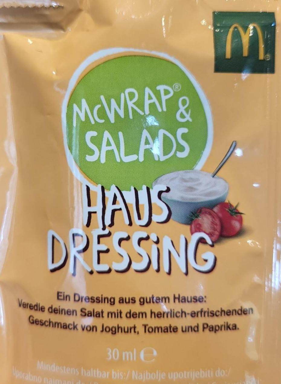 Fotografie - McWrap & Salads Haus Dressing McDonald's
