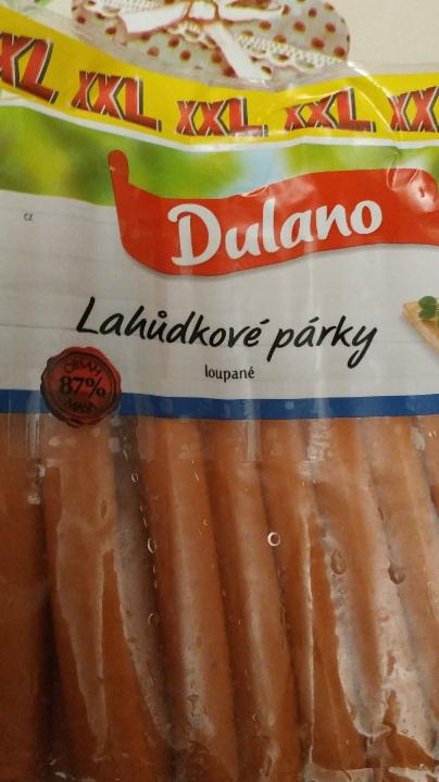 Fotografie - Lahůdkové párky loupané 87% masa Dulano