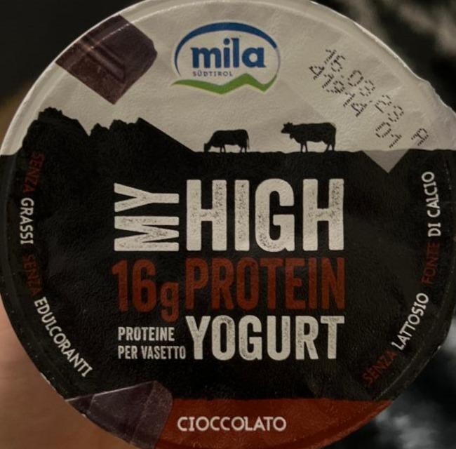 Fotografie - My High 16g Protein Yogurt Cioccolato Mila Südtirol
