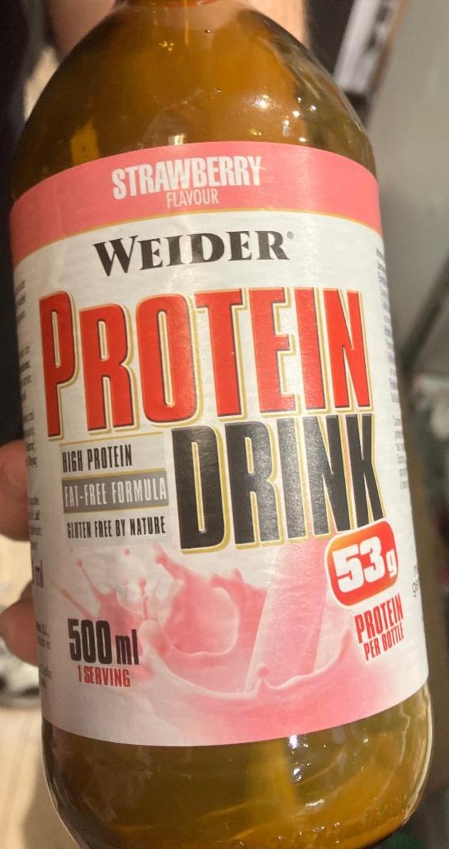 Fotografie - protein drink strawberry Weider