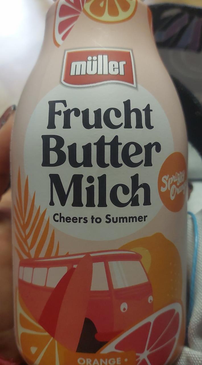 Fotografie - Frucht butter milch orange