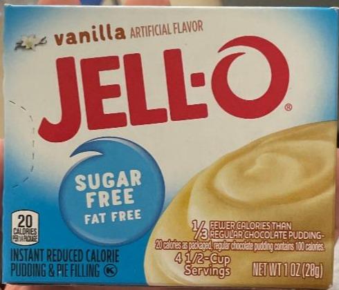 Fotografie - Vanilla sugar free fat free JELL-O