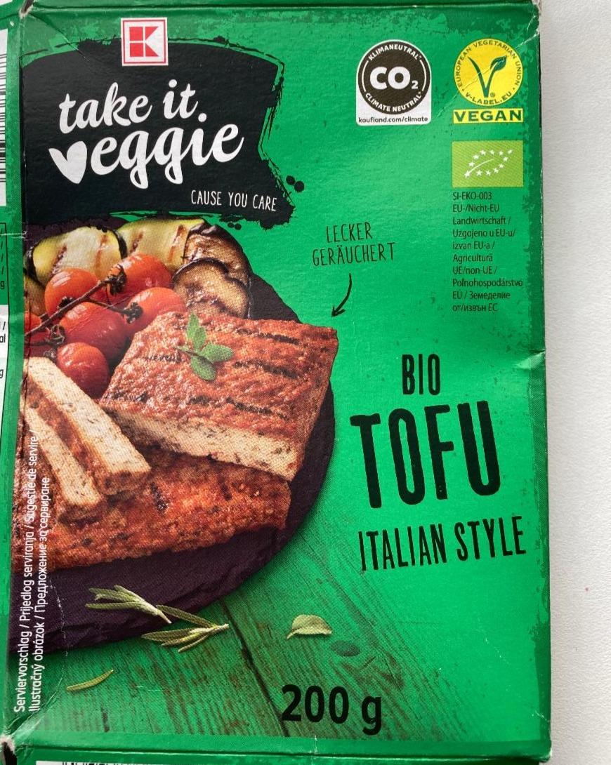 Fotografie - Bio Tofu Italian Style K-take it veggie