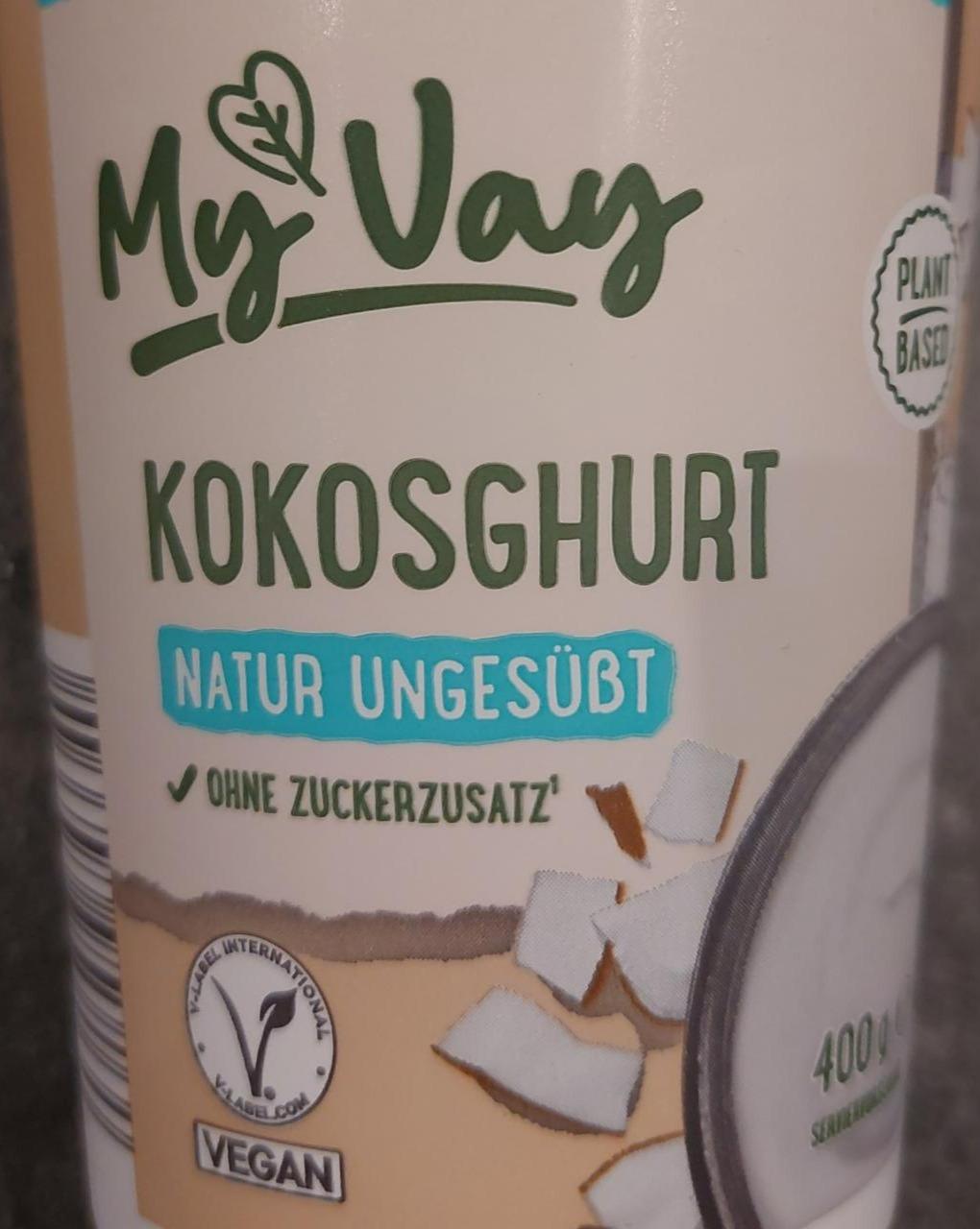 Fotografie - Kokosghurt Natur Ungesüßt My Vay