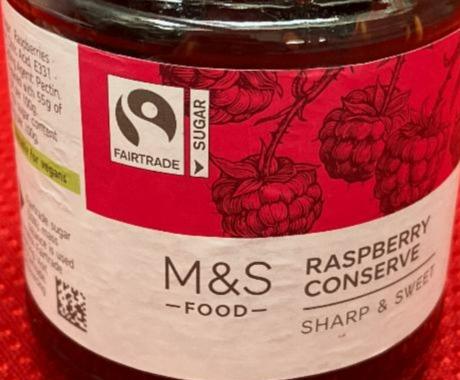 Fotografie - marmeláda raspberry conserve Marks&Spencer
