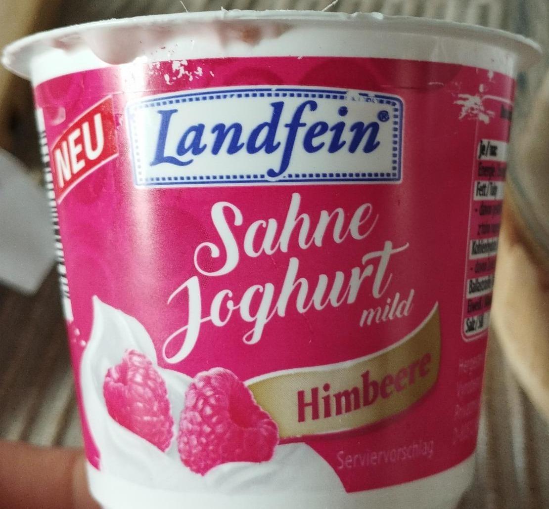 Fotografie - Sahne Joghurt mild Himbeere Landfein