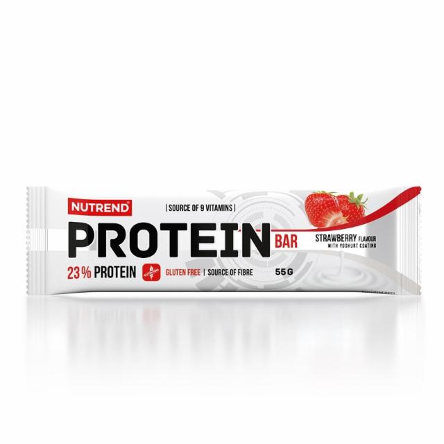 Fotografie - Protein bar 23% strawberry flavour with yoghurt coating (jahoda v jogurtové polevě) Nutrend
