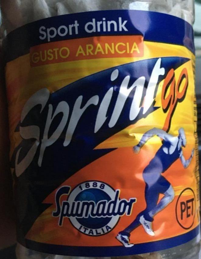 Fotografie - Sport Drink Gusto Arancia Sprint Go Spumador