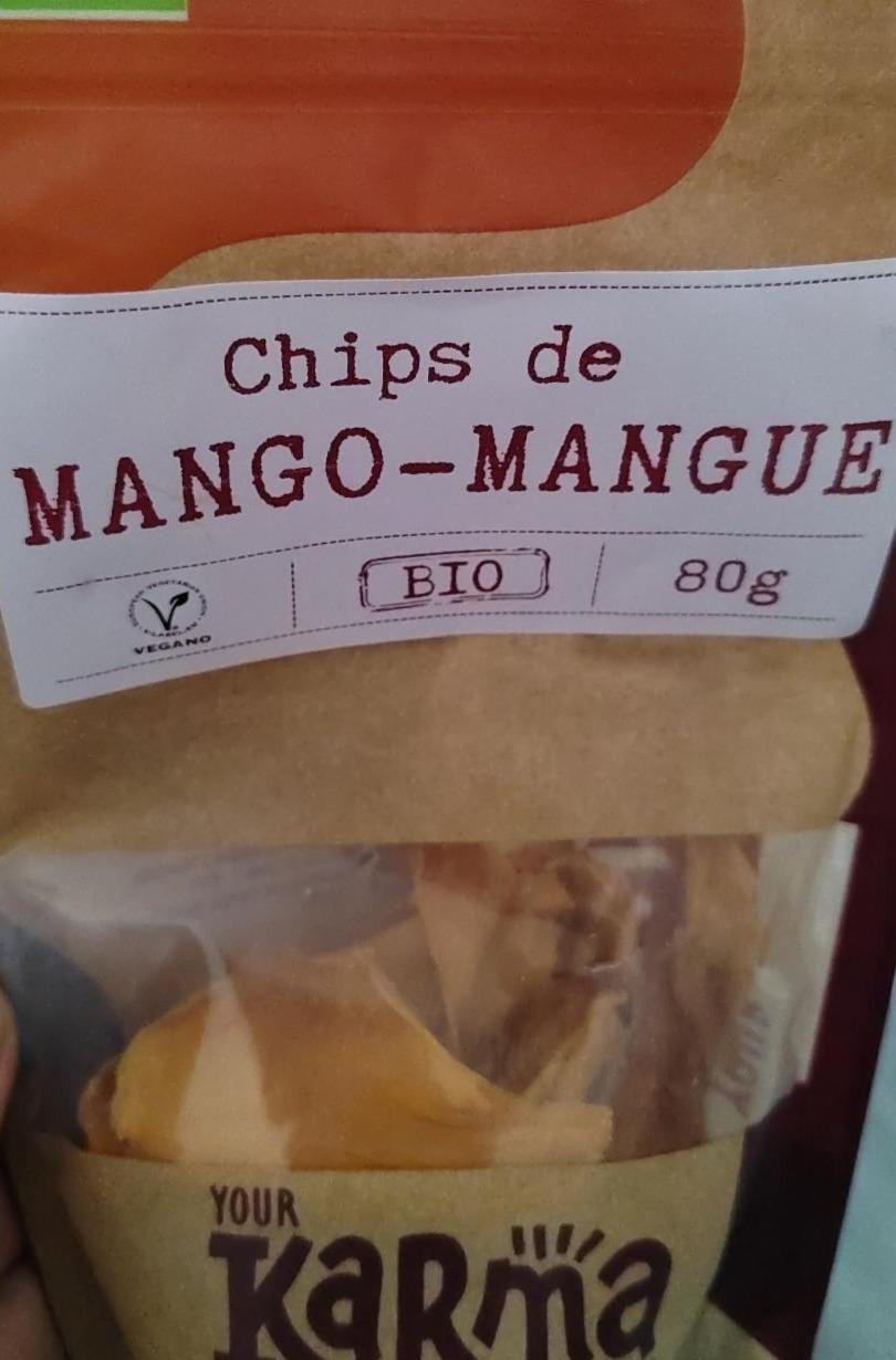 Fotografie - mango chips sušené Karma