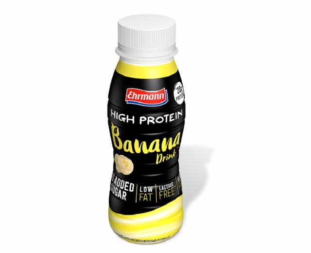 Fotografie - High Protein Banana Drink Ehrmann
