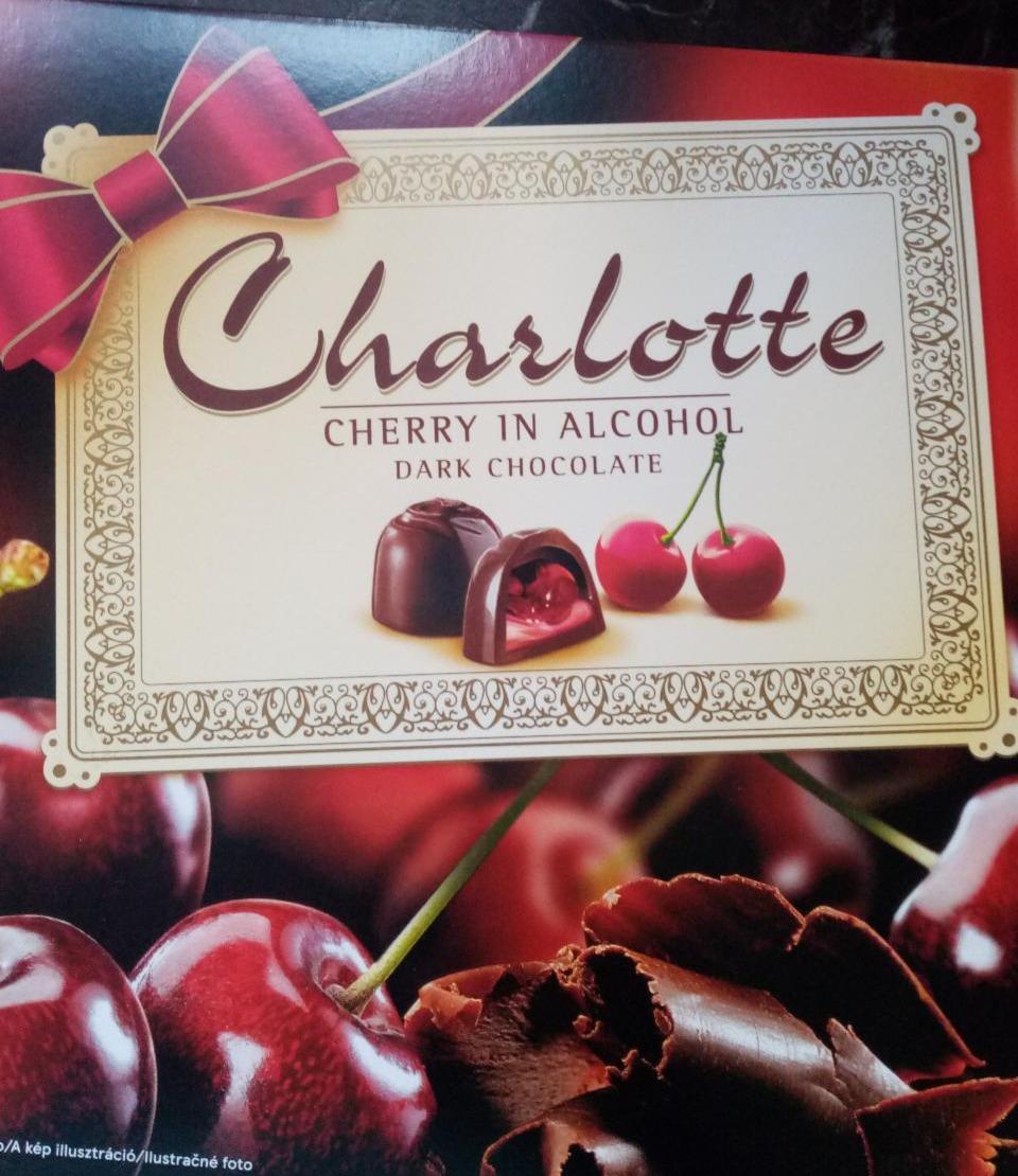 Fotografie - Charlotte Cherry in alcohol Dark chocolate