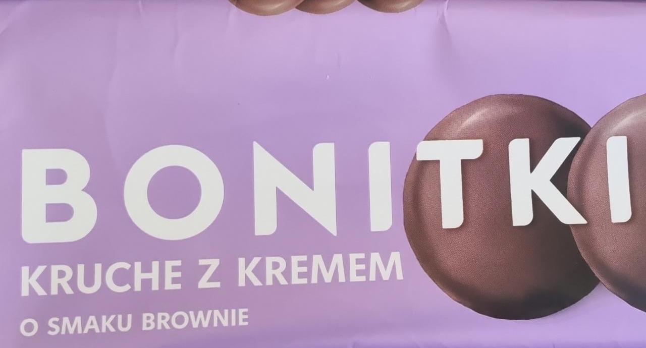 Fotografie - Kruche z kremem o smaku brownie Bonitki