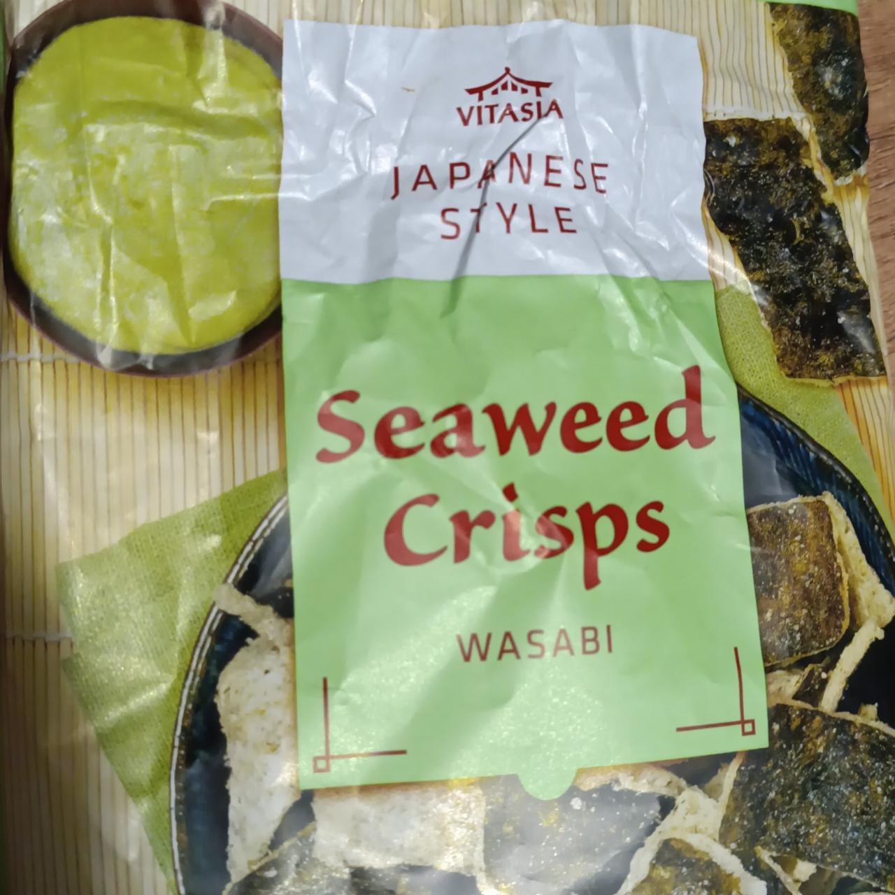 Fotografie - Seaweed Crisps Wasabi Vitasia Japanese style