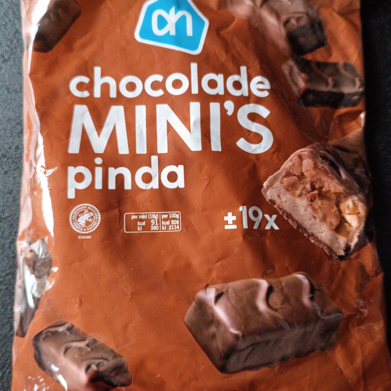 Fotografie - Chocolade Mini's pinda AH