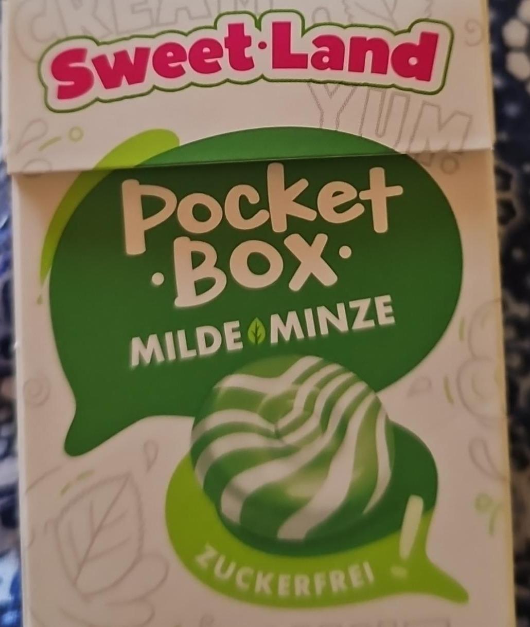 Fotografie - Pocket Box Milde Minze Zuckerfrei Sweet Land