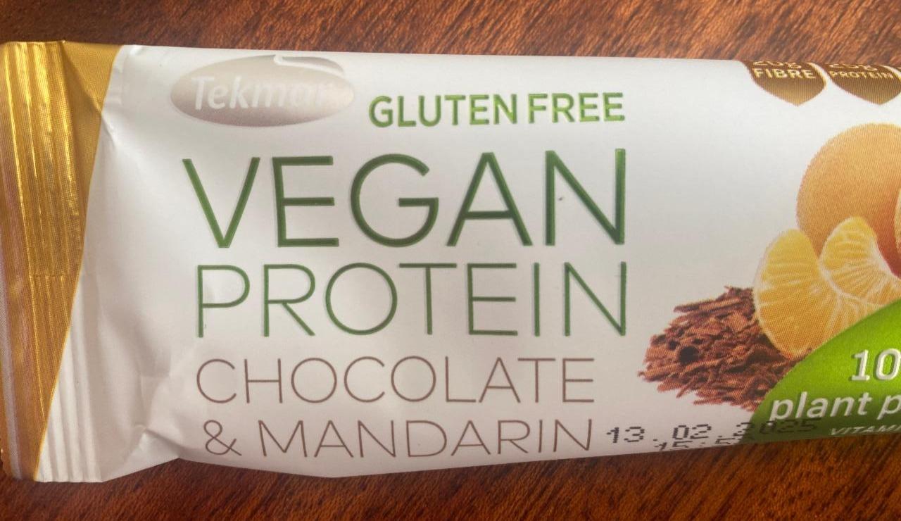 Fotografie - GreenLine Vegan Protein chocolate & mandarin Tekmar