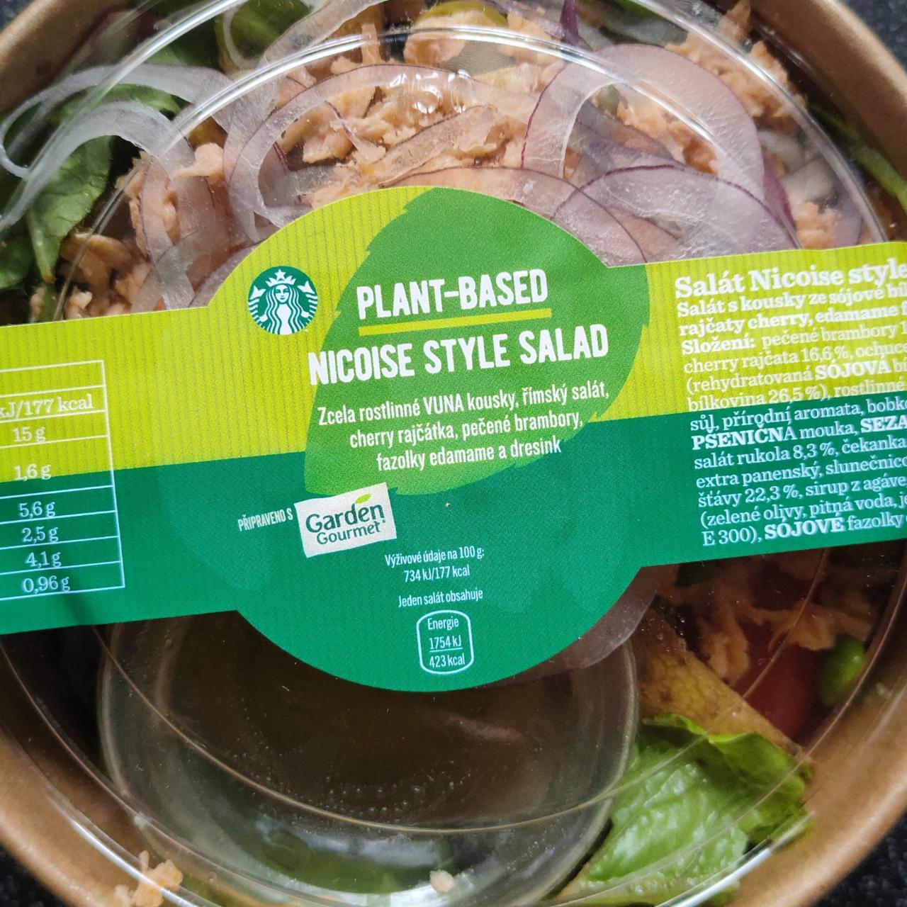 Fotografie - Plant-based Nicoise style salad Starbucks & Garden Gourmet