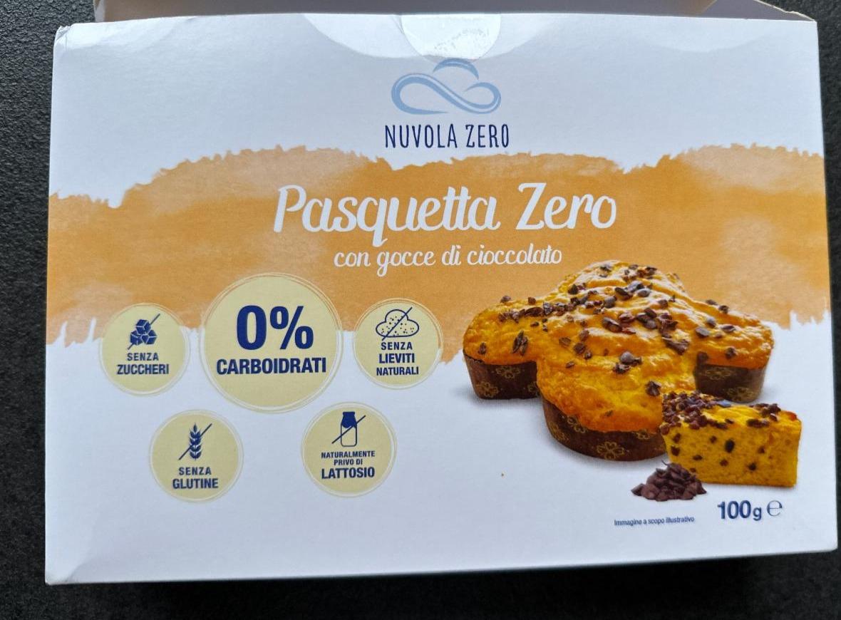 Fotografie - Pasquetta Zero con gocce di cioccolato Nuvola Zero