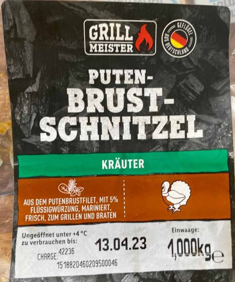 Fotografie - Putenbrustschnitzel Kräuter Grill Meister