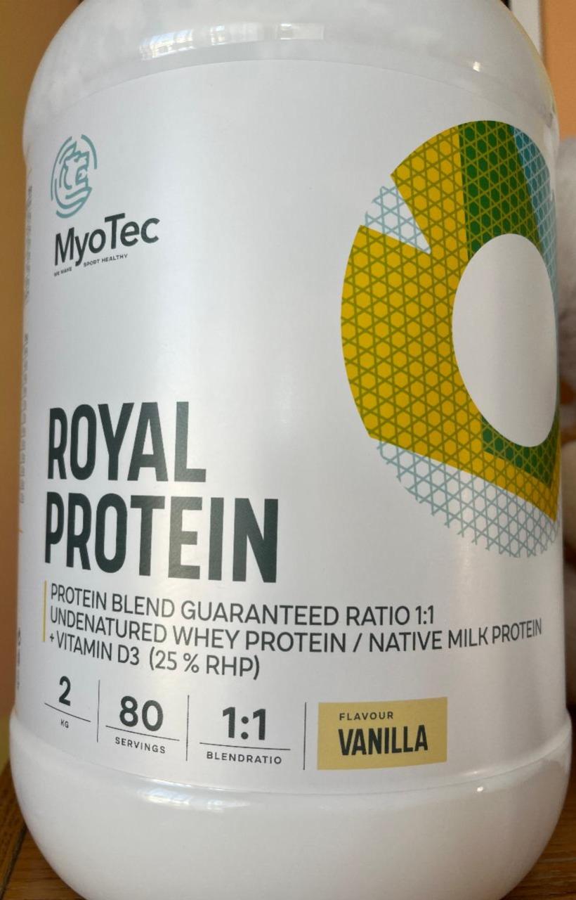 Fotografie - Royal protein Vanilla MYOTEC