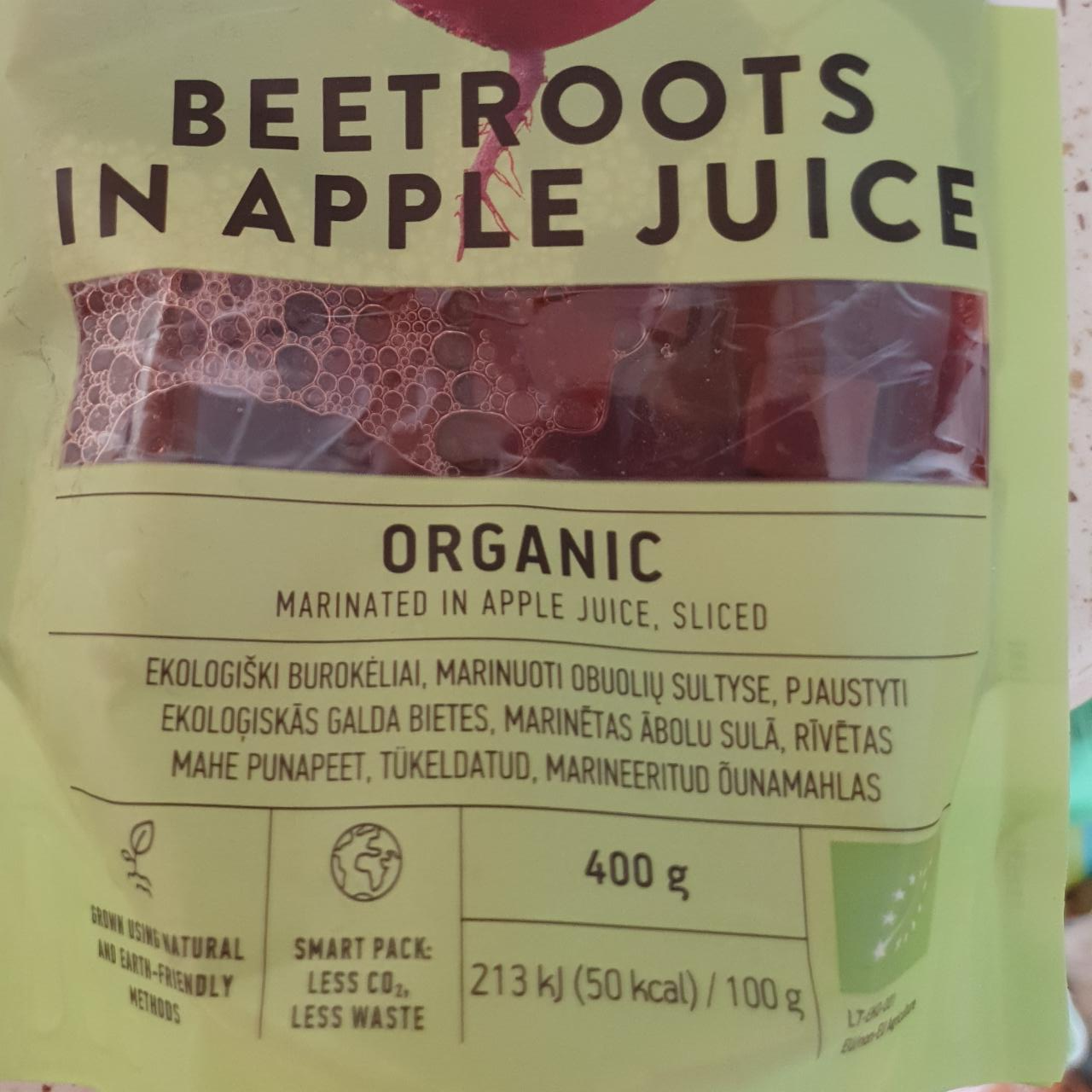 Fotografie - Organic Beetroots in apple juice Auga