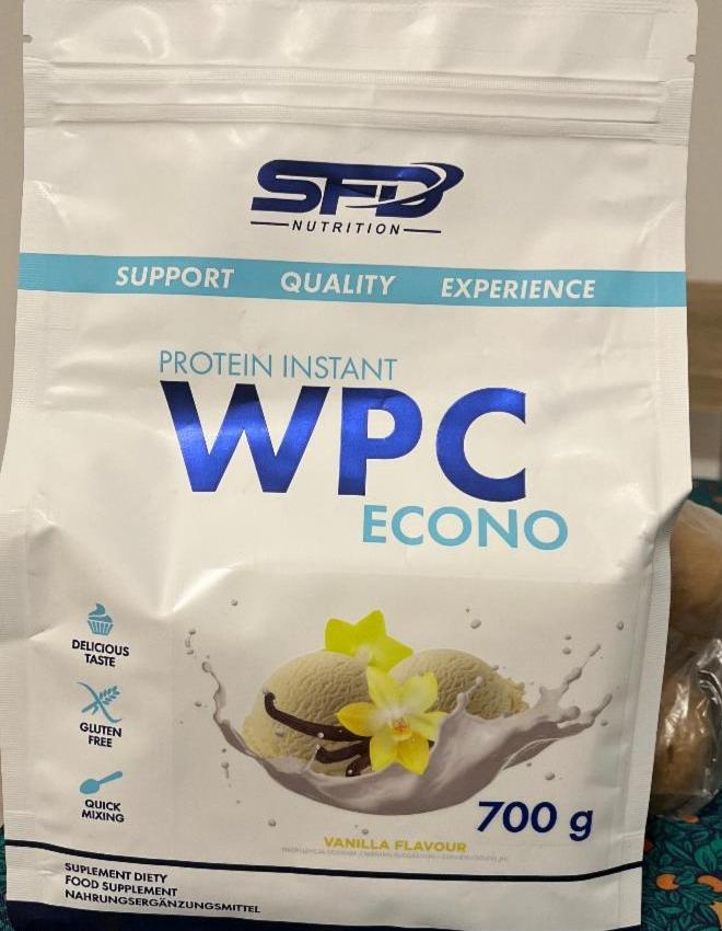 Fotografie - protein instant wpc econo vanilla SFD Nutrition