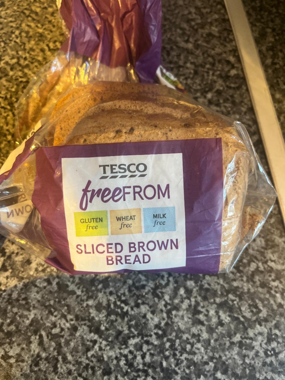 Fotografie - Sliced Brown bread Tesco free From