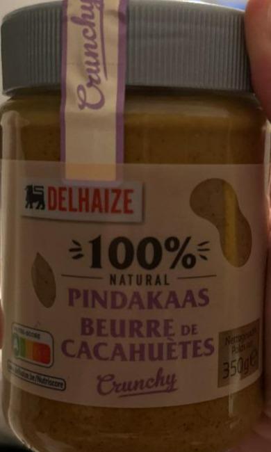 Fotografie - 100% natural Pindakaas Beurre de cacahuetes Delhaize