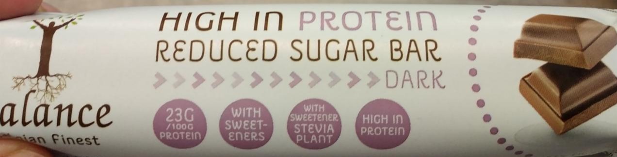 Fotografie - Balance proteinová hořká čokoláda bez cukru