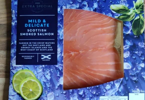 Fotografie - Mild & delicate Scottish smoked salmon Asda