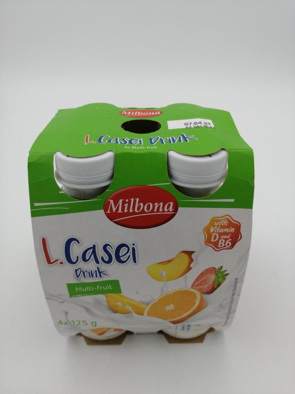 Fotografie - L.Casei mixed fruits Milbona