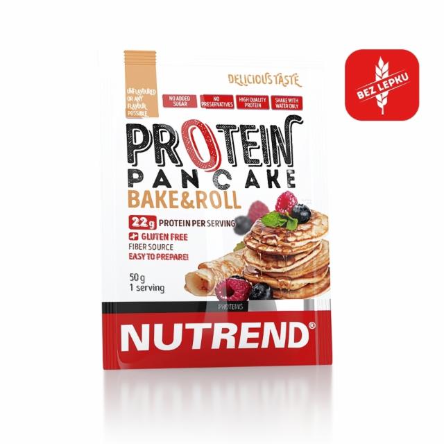 Fotografie - Protein pancake bake&roll unflavoured Nutrend