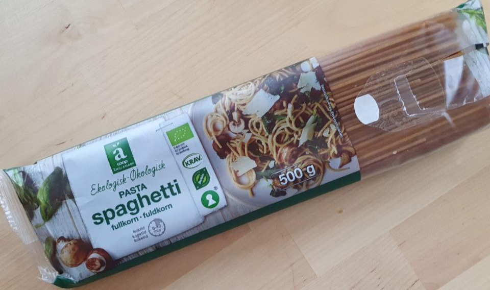 Fotografie - Spaghetti Fullkorn Änglamark