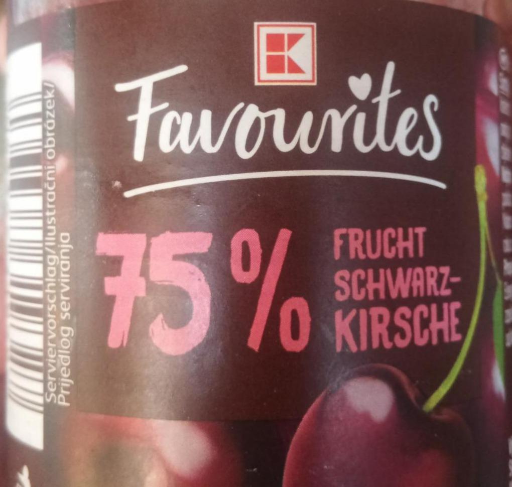 Fotografie - 75% Frucht Schwarzkirsche K-Favourites