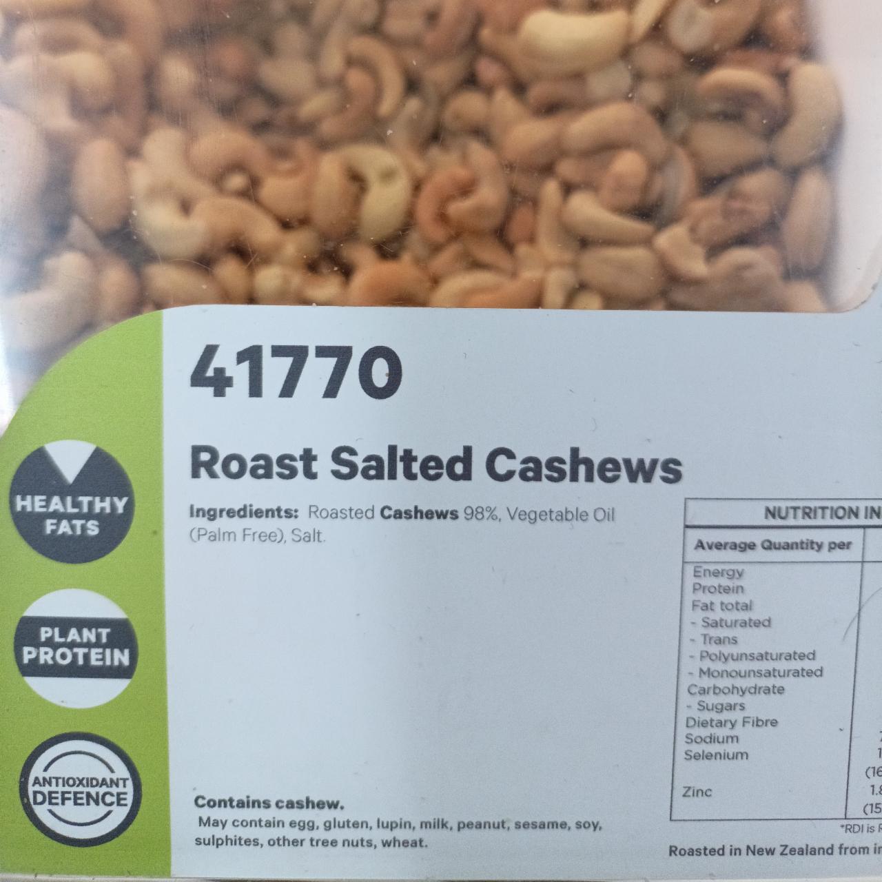 Fotografie - Roast Salted Cashews