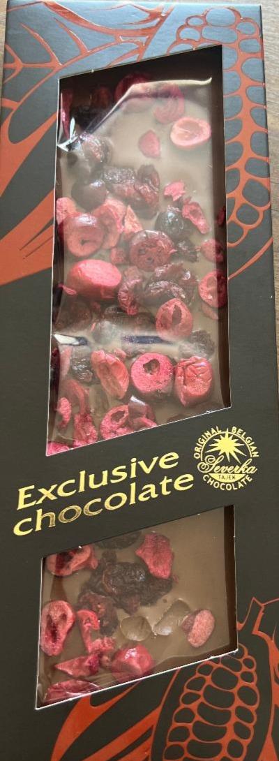 Fotografie - Mléčná čokoláda s klikvou Exclusive chocolate Severka