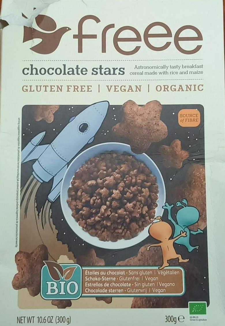 Fotografie - Organic Gluten Free Chocolate Stars Free