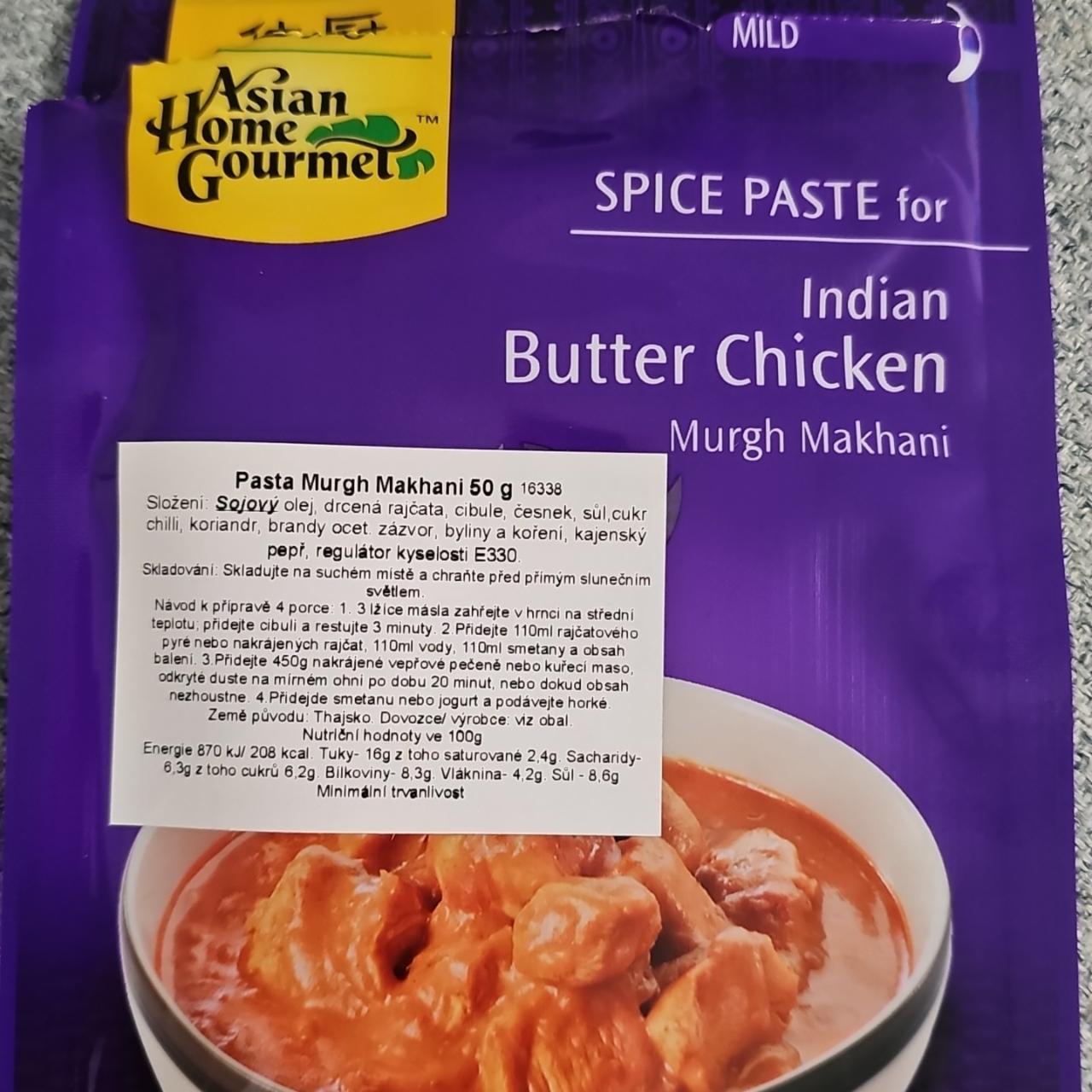 Fotografie - Spice paste for Indian Butter Chicken Murgh Makhani Asian Home Gourmet
